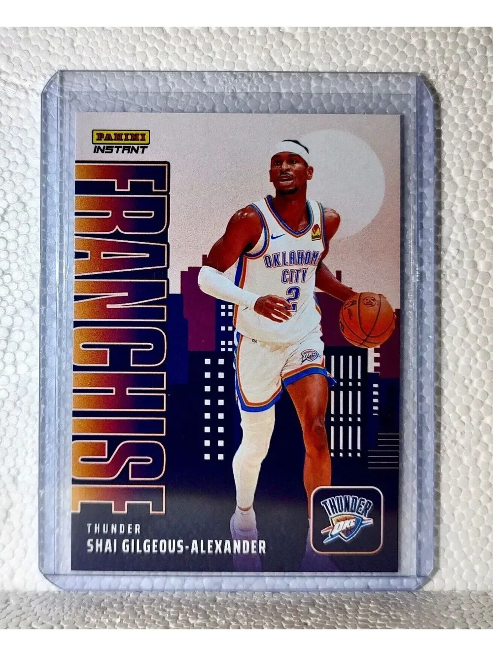 Shai Gilgeous-Alexander 2023-24 NBA #16 Franchise Basketball Card Thunder 1/485